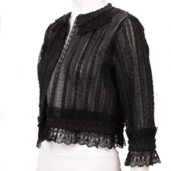 SOLD Resort 2006 Collection Oscar de la Renta Lace Evening Coat - Picture 3 of 4